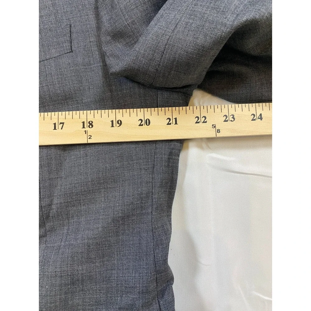 Lauren Ralph Lauren‎ Mens Grey Wool Blend Blazer Jacket Size 40R